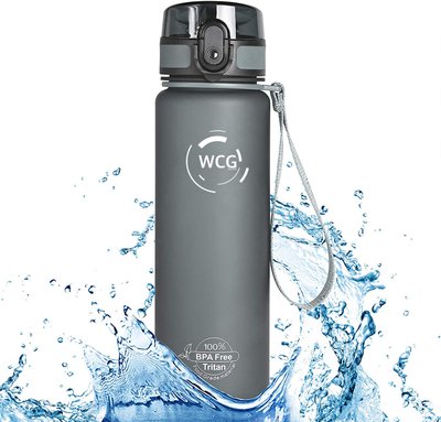 Спортивна Пляшка для води WCG Grey 0.5 л WCG Grey-001 фото